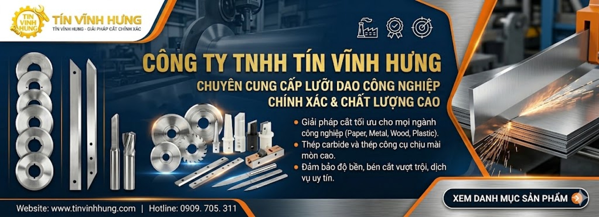 Tín Vĩnh Hưng │Công ty cơ khí chất lượng Bình Dương