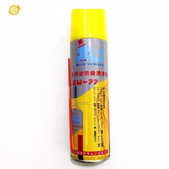 Chai xịt bôi trơn - chống rỉ BW-77 đa năng